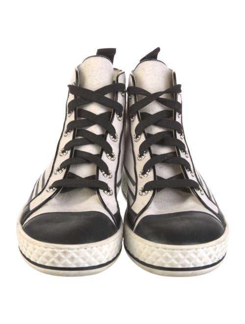 Chanel 2019 Interlocking CC Logo Wedge Sneakers