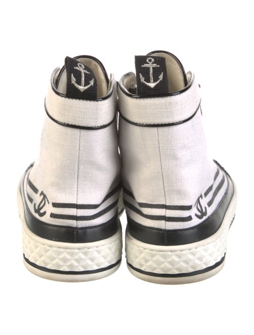 Chanel 2019 Interlocking CC Logo Wedge Sneakers