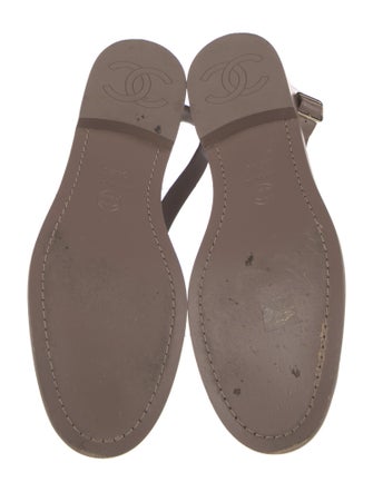 Chanel 2025 Interlocking CC Logo Slingback Flats