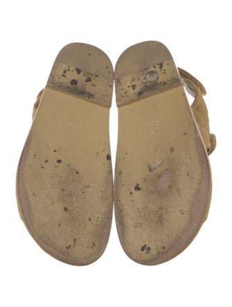 Chanel 2021 Interlocking CC Logo Slingback Sandals