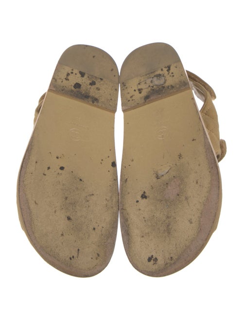 Chanel 2021 Interlocking CC Logo Slingback Sandals