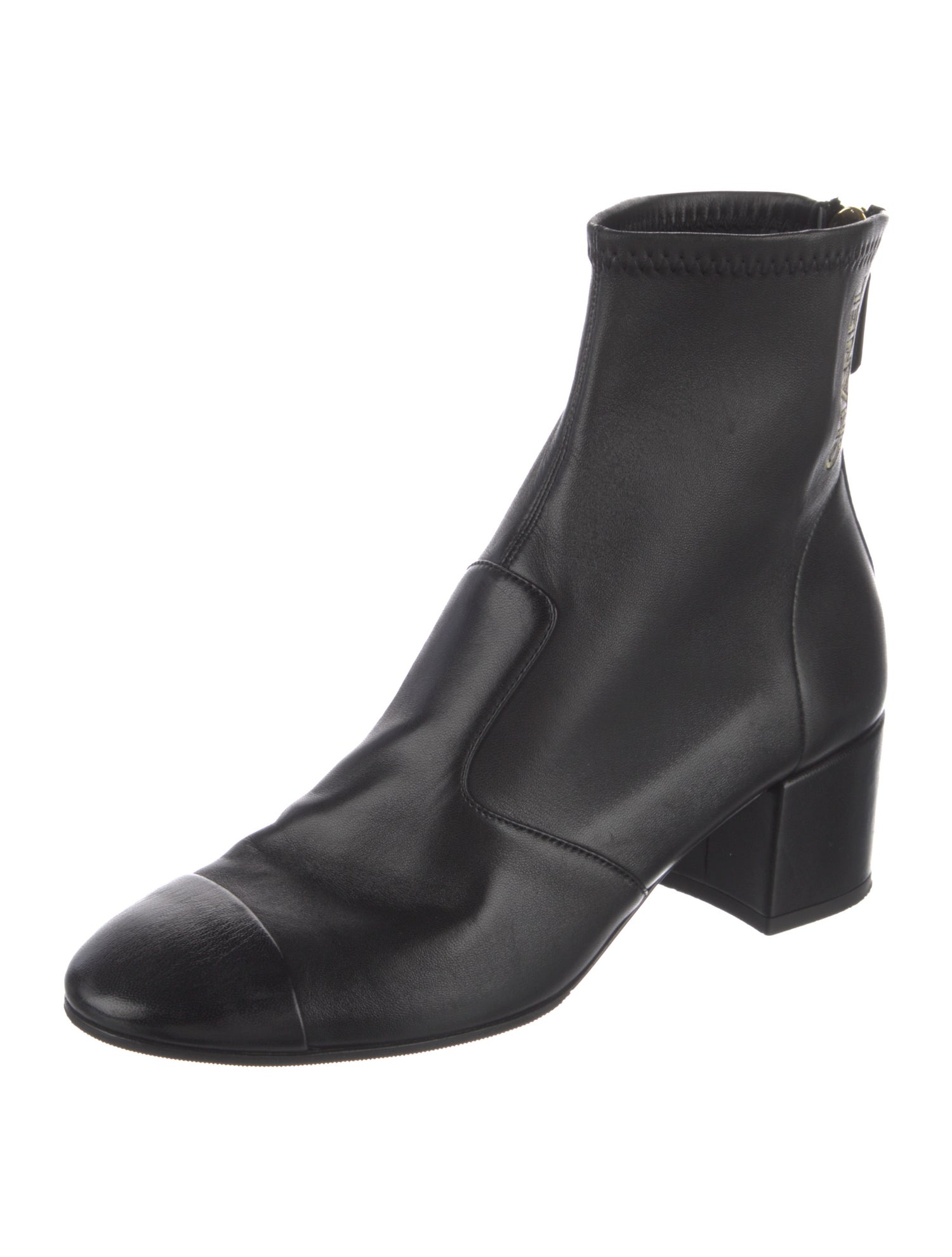 Chanel 2022 Interlocking CC Logo Boots