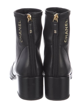 Chanel 2022 Interlocking CC Logo Boots