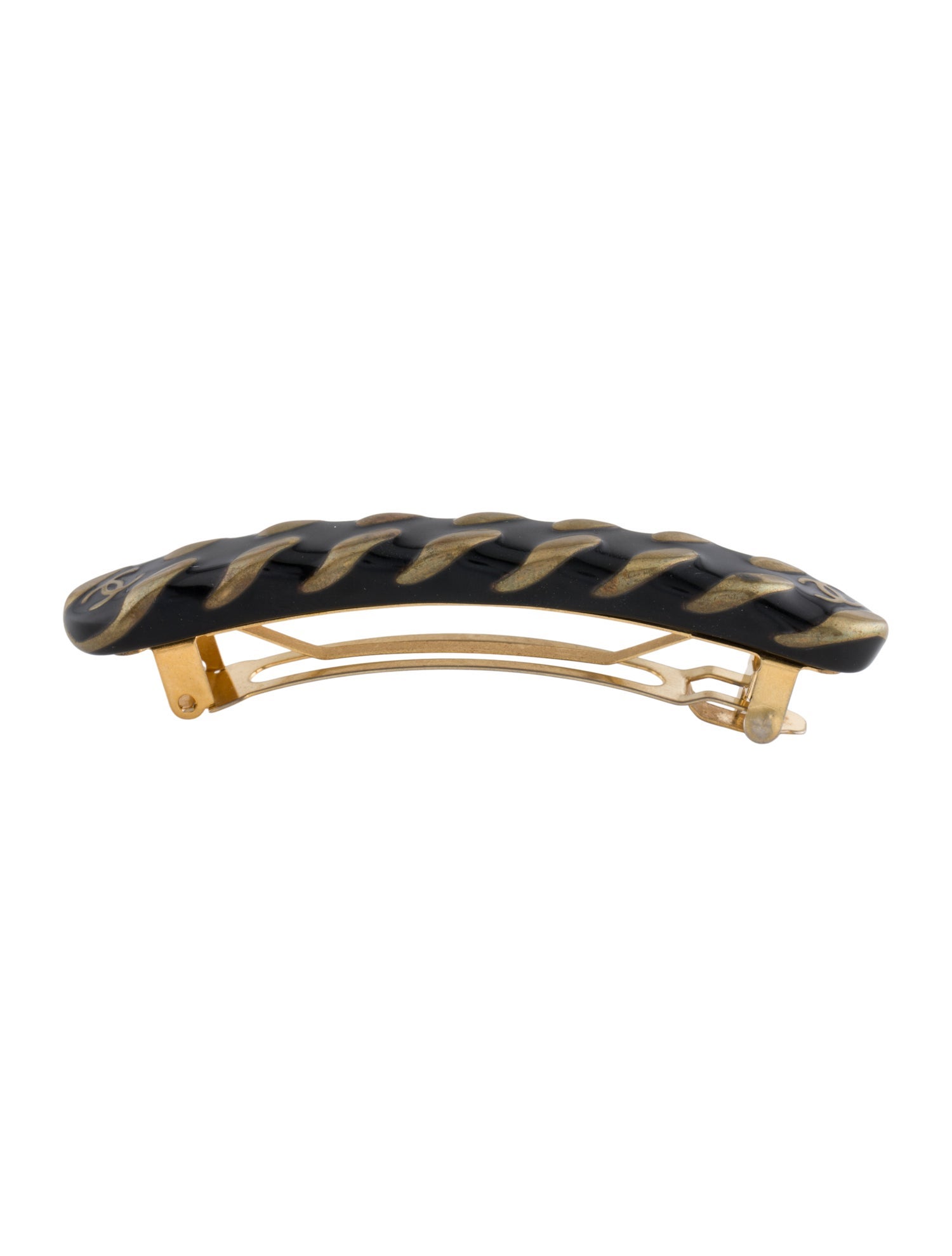 Chanel Resin CC Hair Barrette