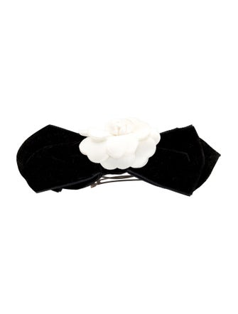 Chanel Camelia Bow Tie Brooch