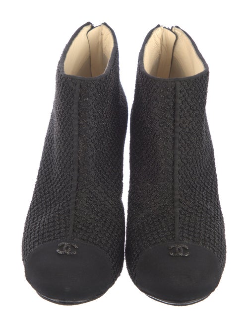 Chanel Interlocking CC Logo Boots