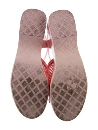 Chanel Interlocking CC Logo Mesh Sandals