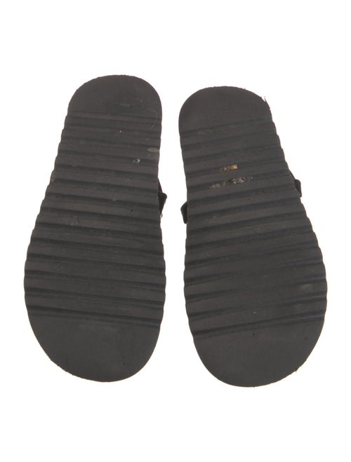 Chanel 2023 Interlocking CC Logo Slingback Sandals