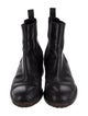 Chanel Interlocking CC Logo Leather Chelsea Boots