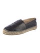 Chanel Interlocking CC Logo Lambskin Espadrilles