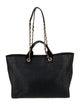 Chanel Medium Chain Raffia Deauville Shopping Tote