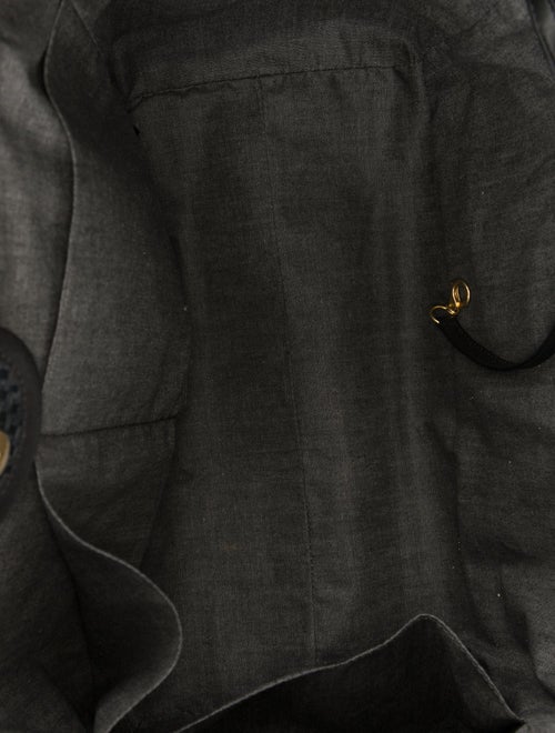 Chanel Medium Chain Raffia Deauville Shopping Tote