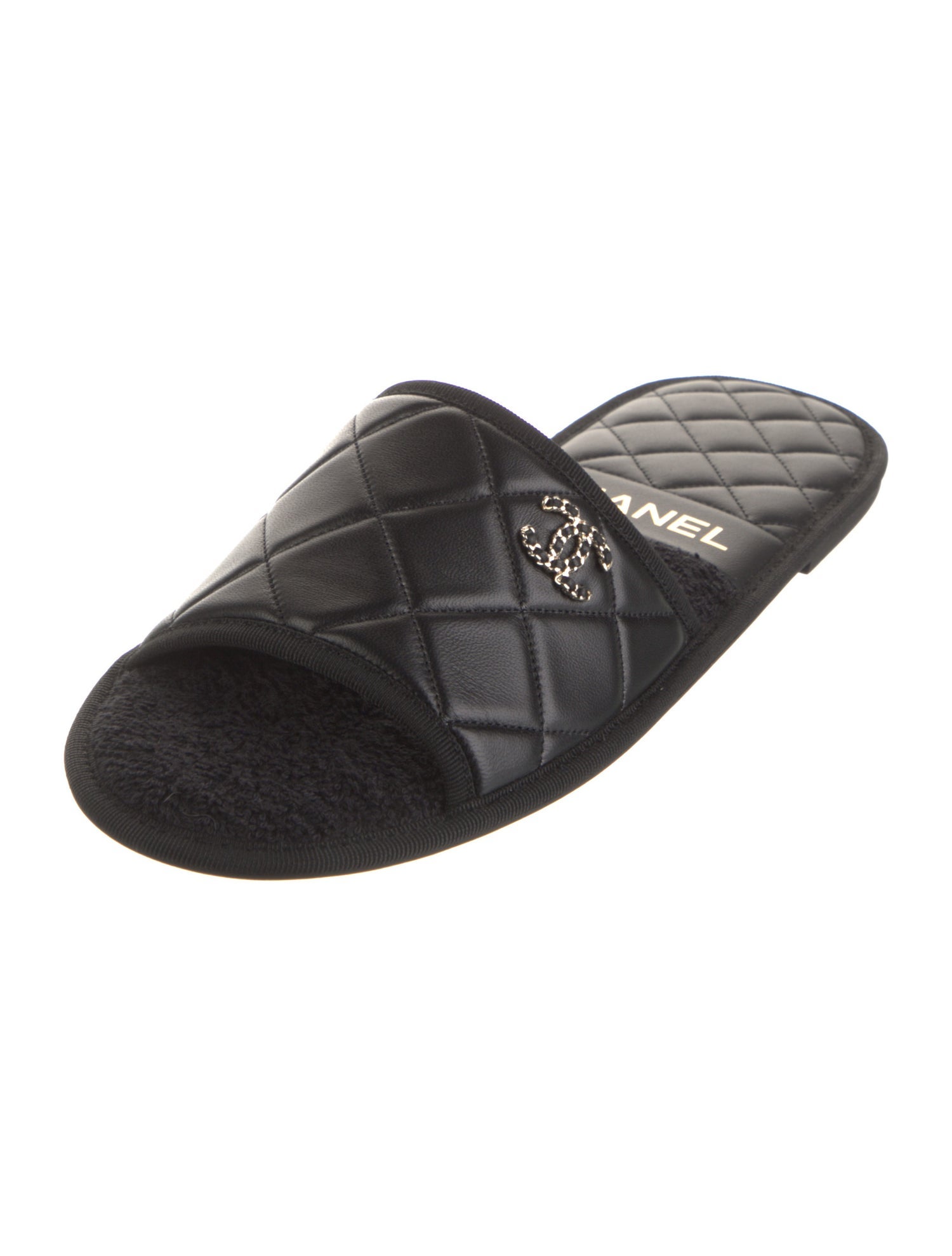 Chanel 2021 Interlocking CC Logo Slides