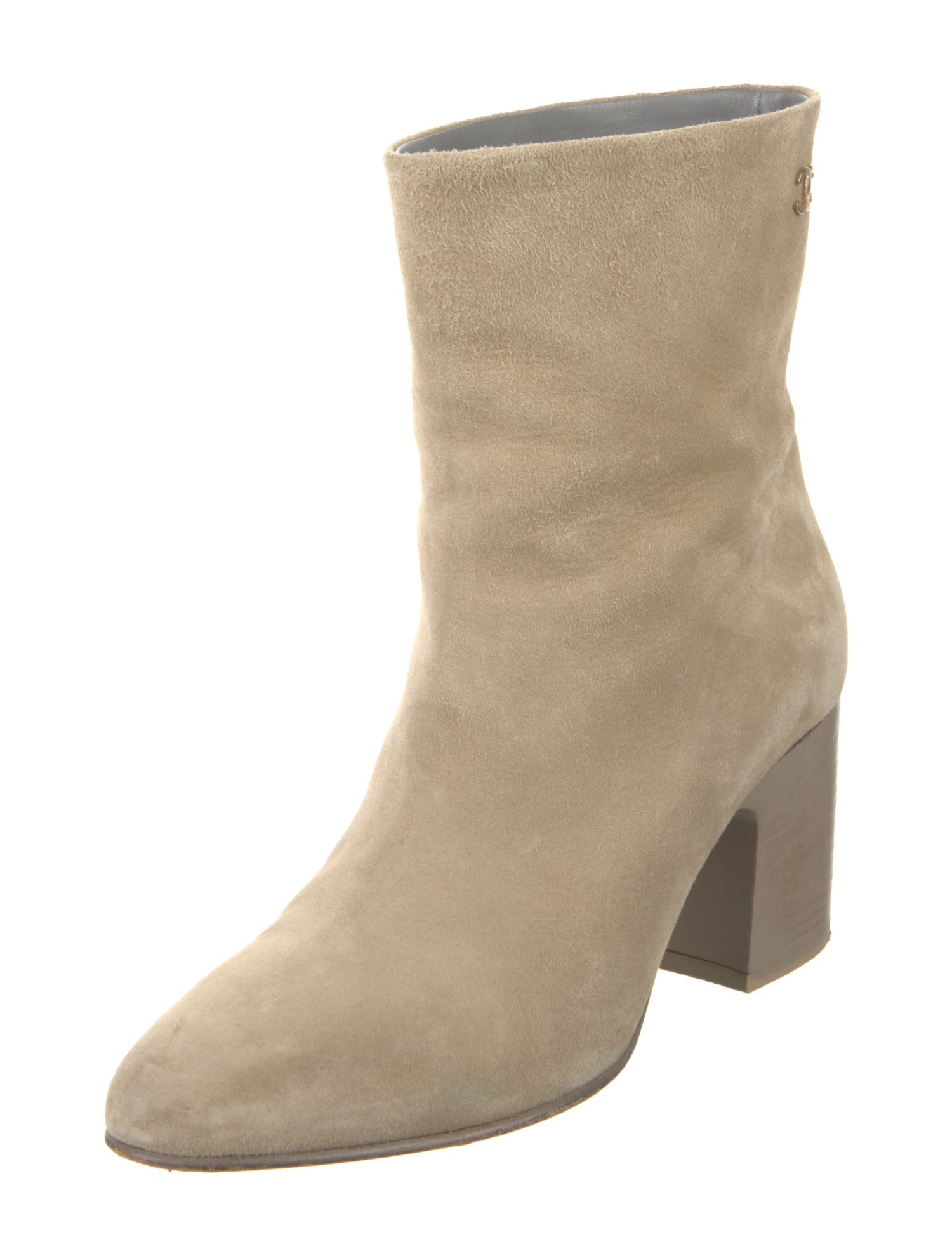 Chanel 2016 Interlocking CC Logo Boots