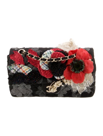 Chanel Classic Medium Floral Double Flap Bag