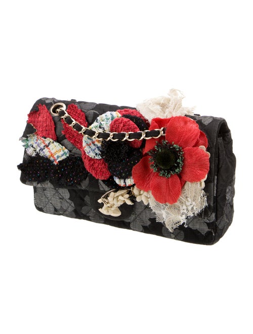 Chanel Classic Medium Floral Double Flap Bag