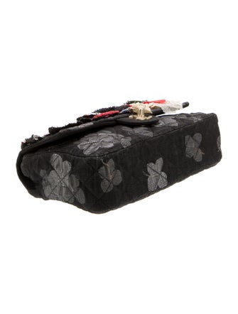 Chanel Classic Medium Floral Double Flap Bag