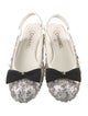 Chanel 2024 Interlocking CC Logo Slingback Flats