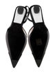 Chanel Interlocking CC Logo Patent Leather Slingback Pumps