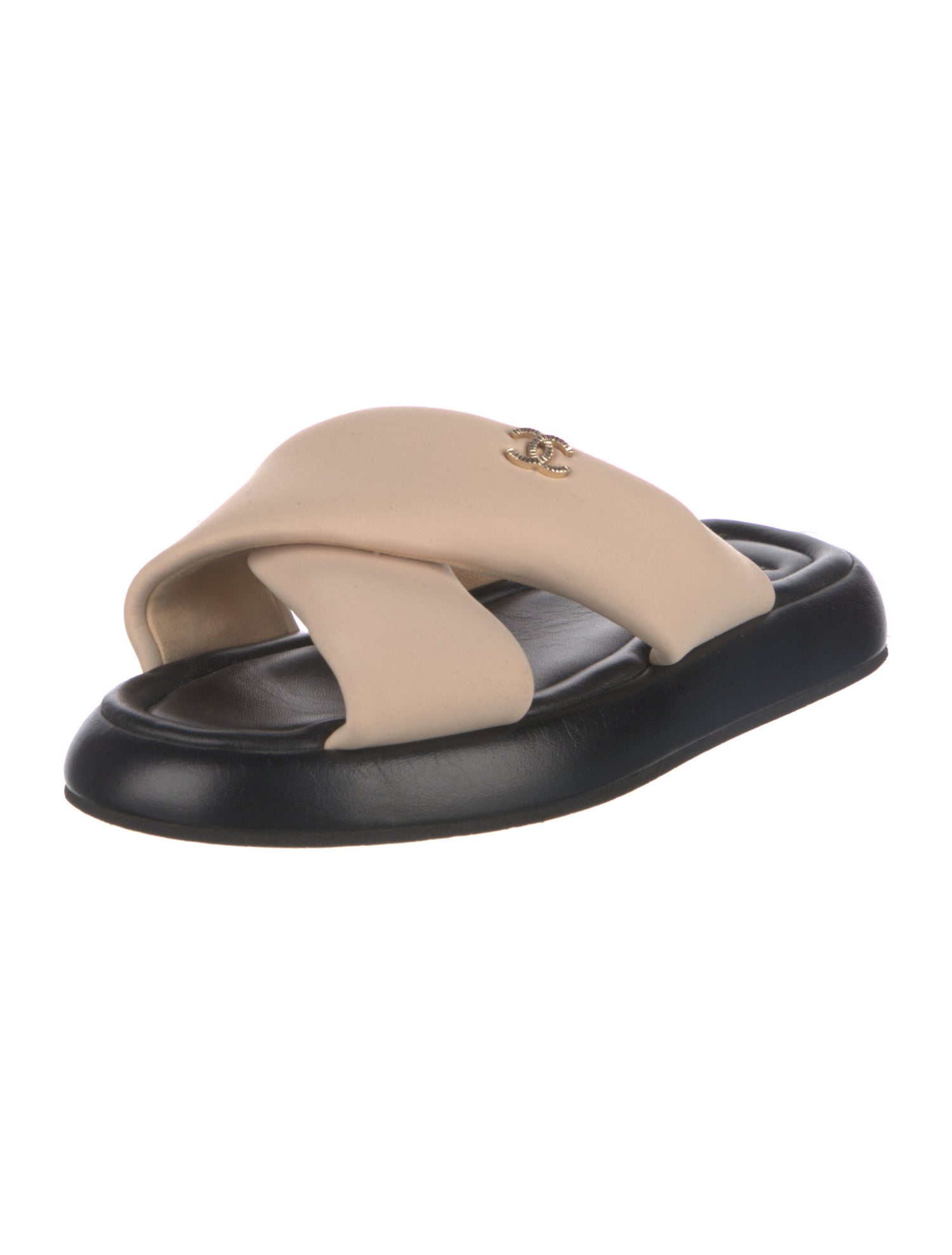 Chanel 2022 Interlocking CC Logo Slides