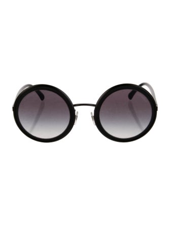 Chanel Interlocking CC Logo Round Sunglasses