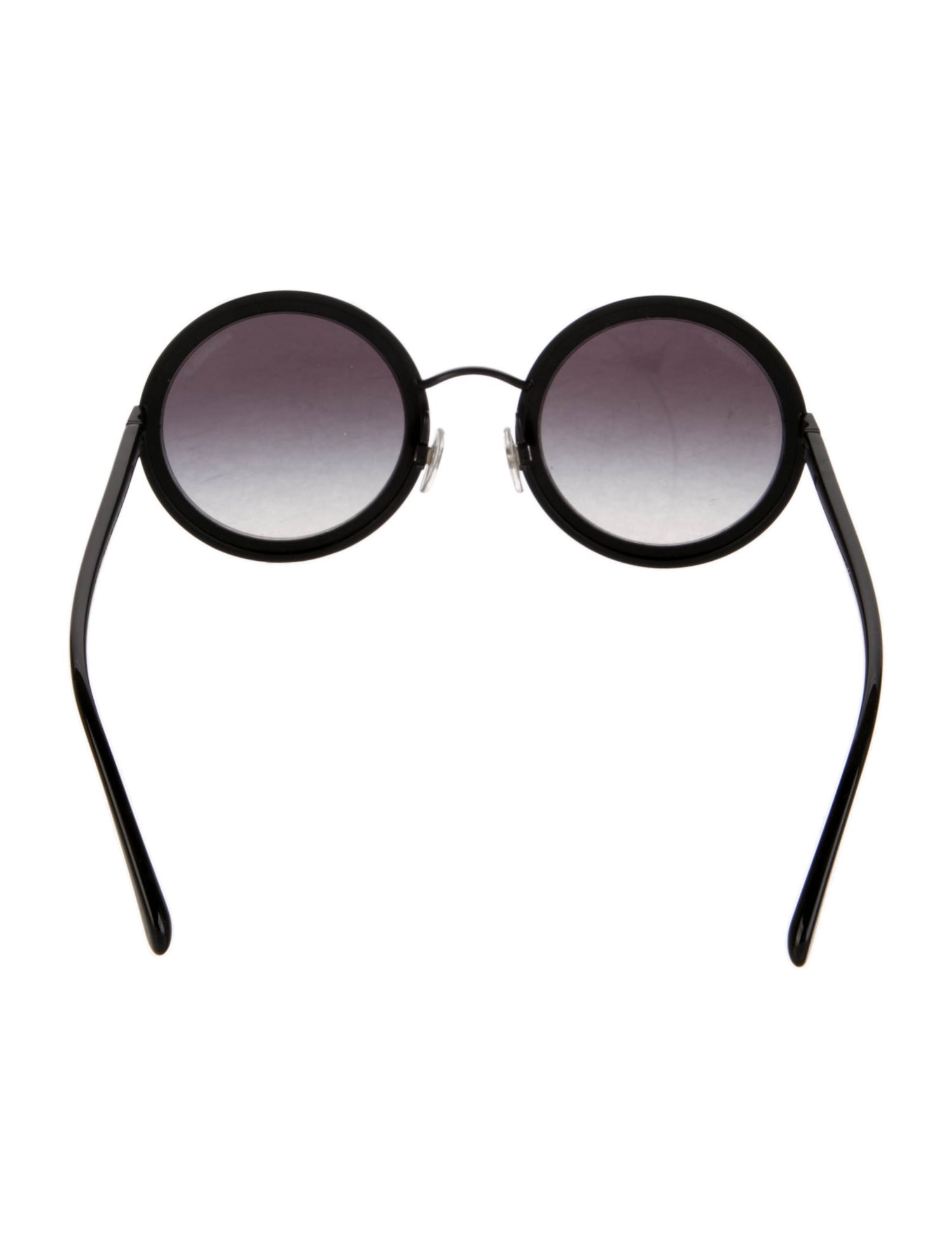 Chanel Interlocking CC Logo Round Sunglasses