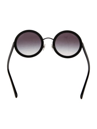 Chanel Interlocking CC Logo Round Sunglasses