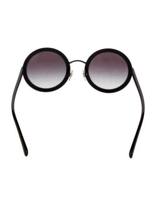 Chanel Interlocking CC Logo Round Sunglasses