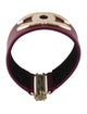 Chanel Leather CC Bracelet