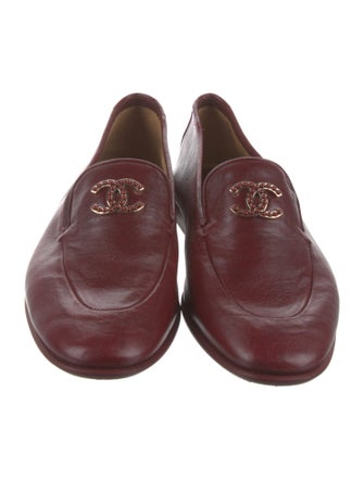Chanel 2023 Interlocking CC Logo Loafers