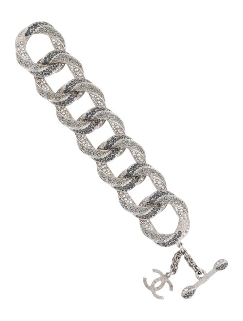 Chanel Strass CC Link Bracelet