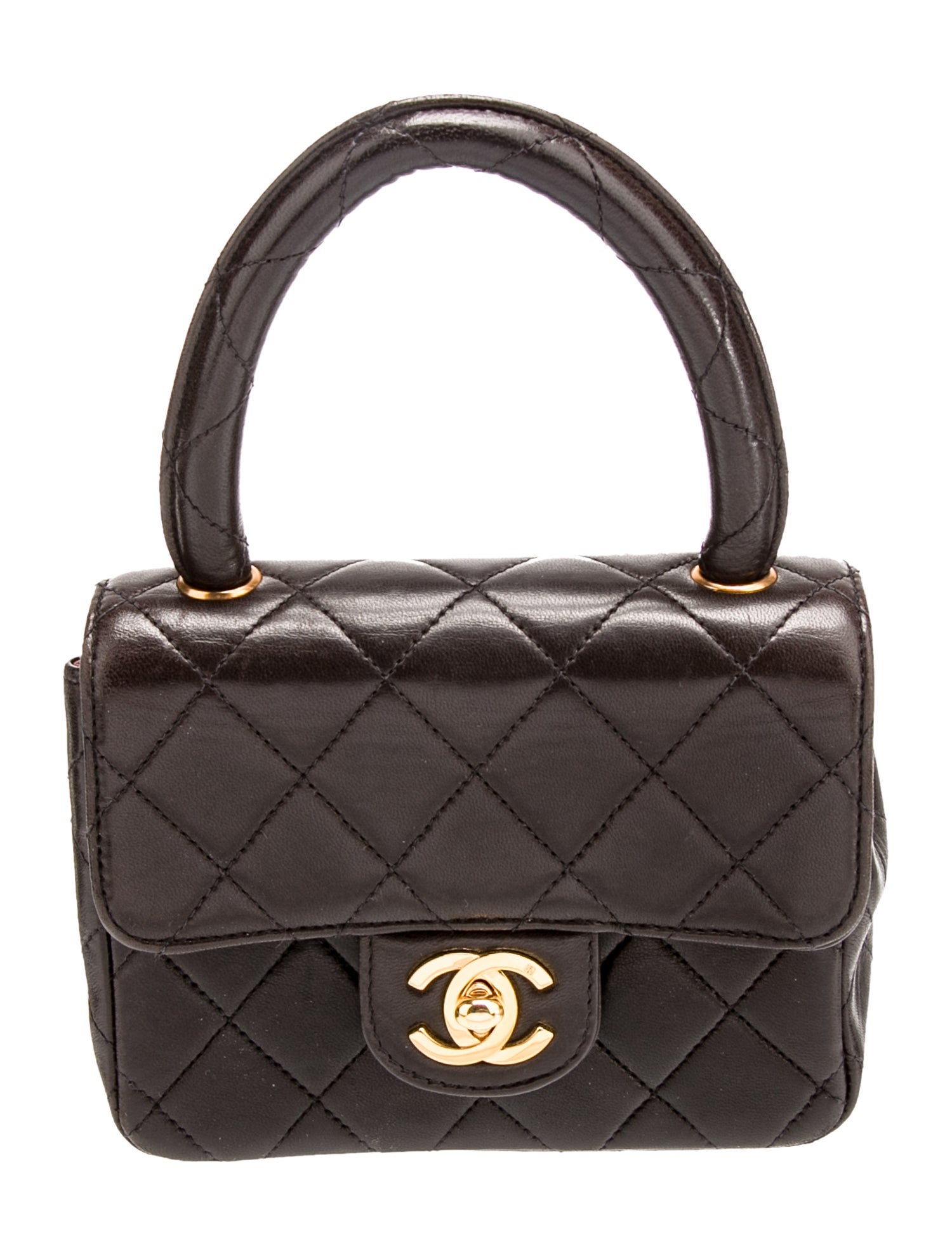 Chanel Quilted Lambskin Mini Kelly Bag