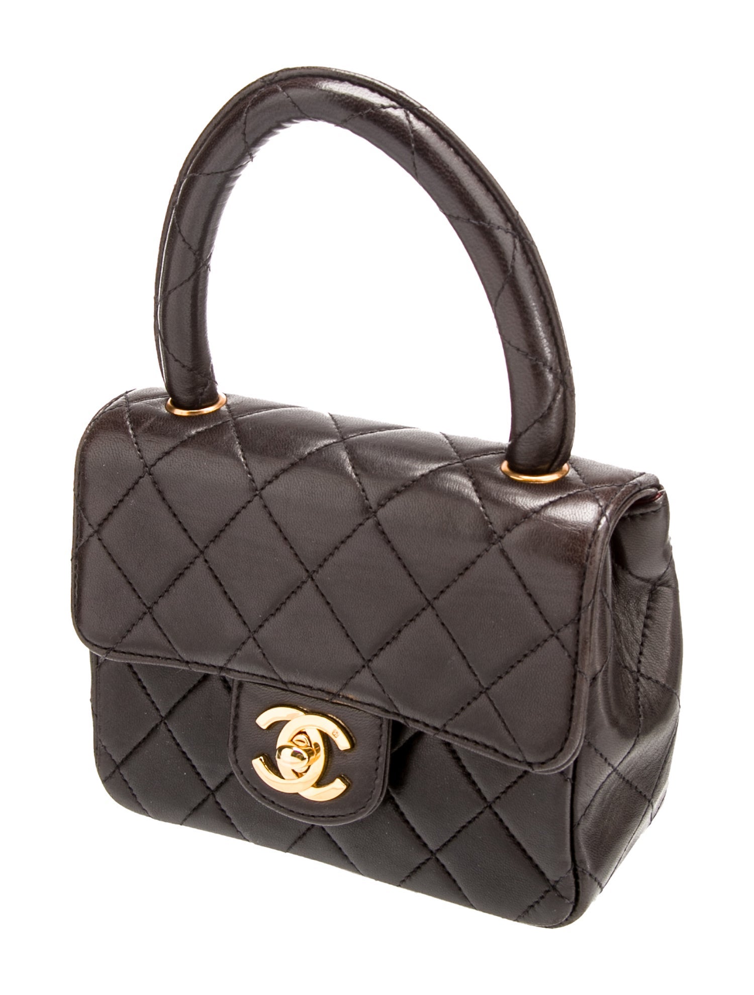 Chanel Quilted Lambskin Mini Kelly Bag