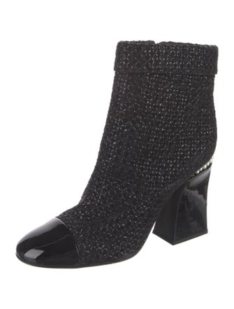 Chanel 2022 Interlocking CC Logo Boots