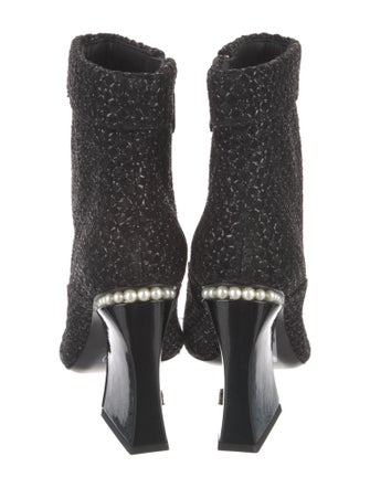 Chanel 2022 Interlocking CC Logo Boots