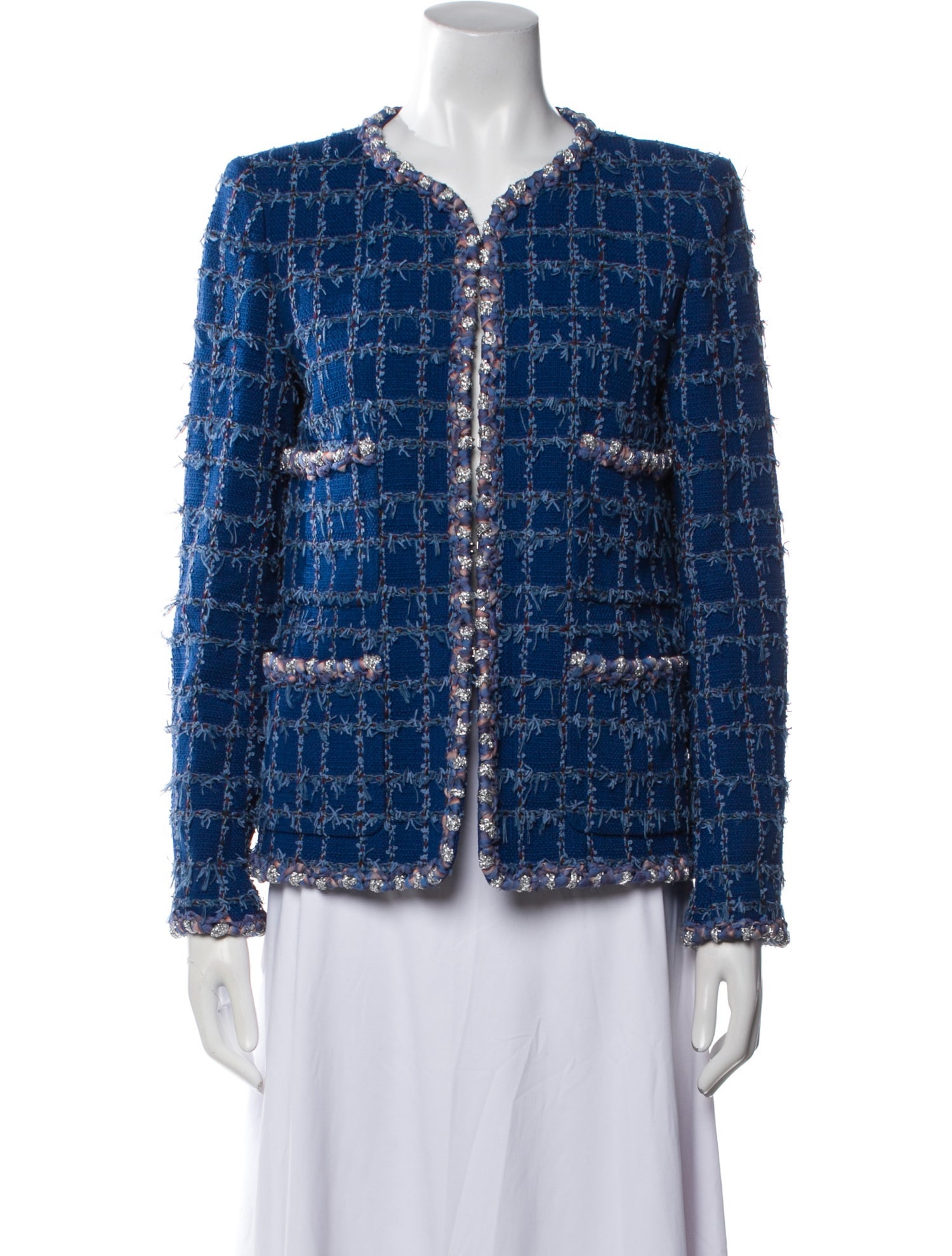 Chanel 2023 Tweed Pattern Evening Jacket