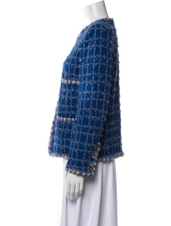 Chanel 2023 Tweed Pattern Evening Jacket