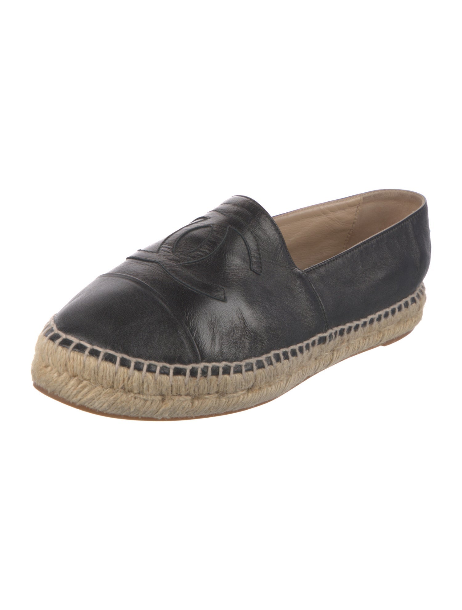 Chanel 2000 Interlocking CC Logo Espadrilles