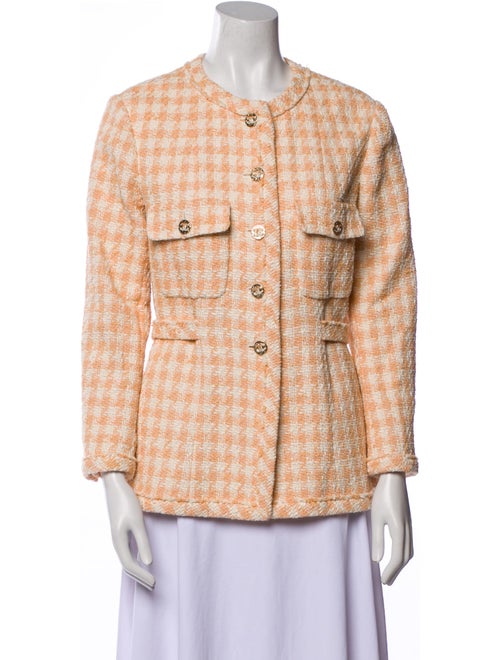 Chanel 2023 Tweed Pattern Evening Jacket