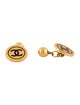 Chanel Vintage Enamel CC Cufflinks