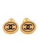Chanel Vintage Enamel CC Cufflinks