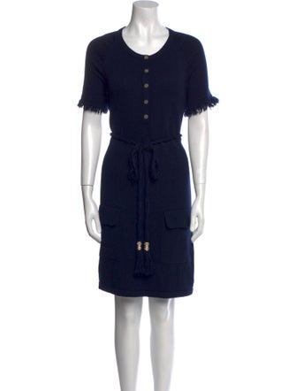 Chanel Cashmere Knee-Length Dress