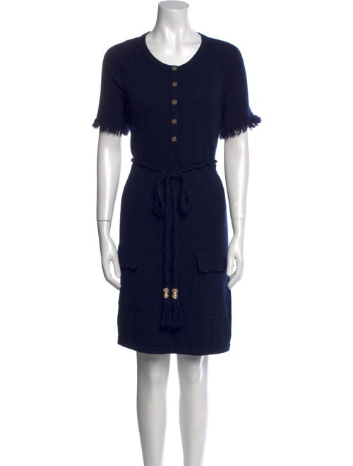 Chanel Cashmere Knee-Length Dress