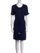 Chanel Cashmere Knee-Length Dress