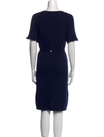 Chanel Cashmere Knee-Length Dress