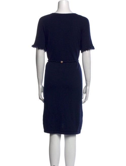Chanel Cashmere Knee-Length Dress