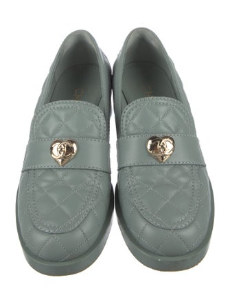 Chanel 2023 Interlocking CC Logo Loafers