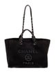 Chanel Medium Studded Deauville Shopping Bag