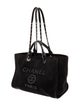 Chanel Medium Studded Deauville Shopping Bag