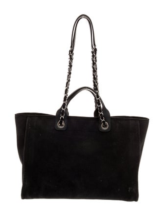 Chanel Medium Studded Deauville Shopping Bag